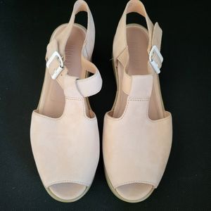 Camper Dessa Sandals Nude Suede